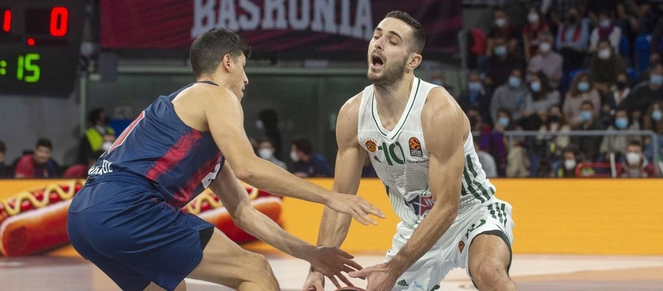 Μπασκόνια-Παναθηναϊκός 81-79: Έχασε μέσα από τα χέρια του την ευκαιρία για το «διπλό»